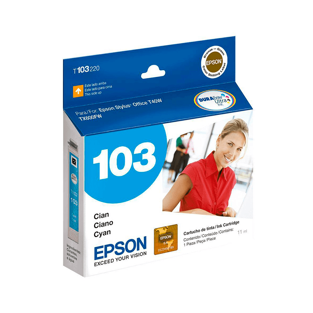 T103220-Al Tinta Epson T40/Tx600 CyanEPSONT103220-AL