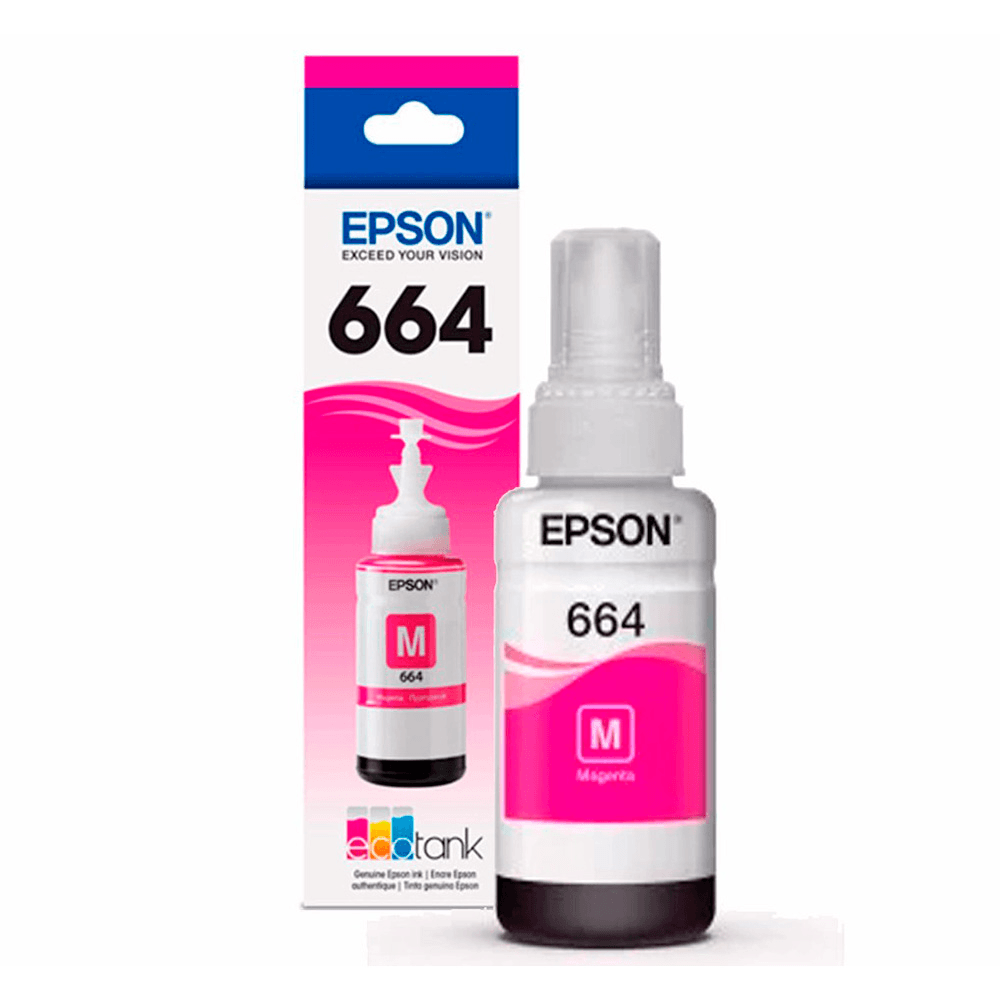 Botella De Tinta Magenta Epson T664320-Al -1021740EPSONT664320-AL