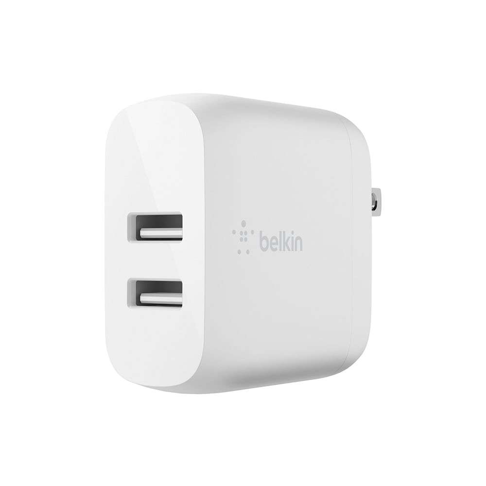 Cargador De Pared Belkin Usb Dual 24WBELKINWCB002DQWH