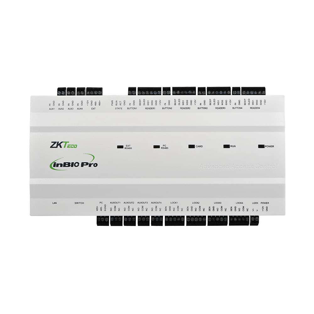 Zkteco Panel De Control De Acceso Inbio260pro Controlador 2Ptas Huell TarjZKTECOINBIO260PRO