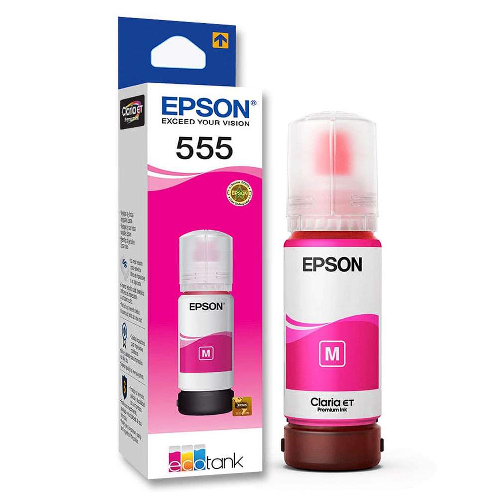 Botella De Tinta Magenta Epson Pigmentada L8180 T555320-Al - 1053030EPSONT555320-AL