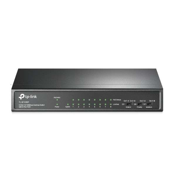 Tl-Sf1009p Switch Poe Escr 9 Pto 10/100MTP_LINKTL-SF1009P