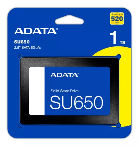 Solido Interno 2.5 Ssd 3D 1Tb SataADATAASU650SS-1TT-R