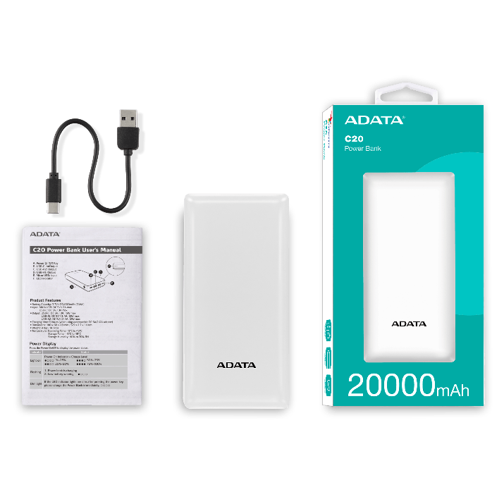 000 BlancaADATAPBC20-WH