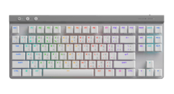 Teclado Logitech Gaming G515 Lightspeed Tkl WhiteLOGITECH920-012535