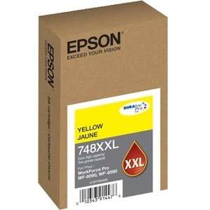 Epson-T748XXL420-AL-TINTA T748XXL420-AL AMARILLO 7K PAG