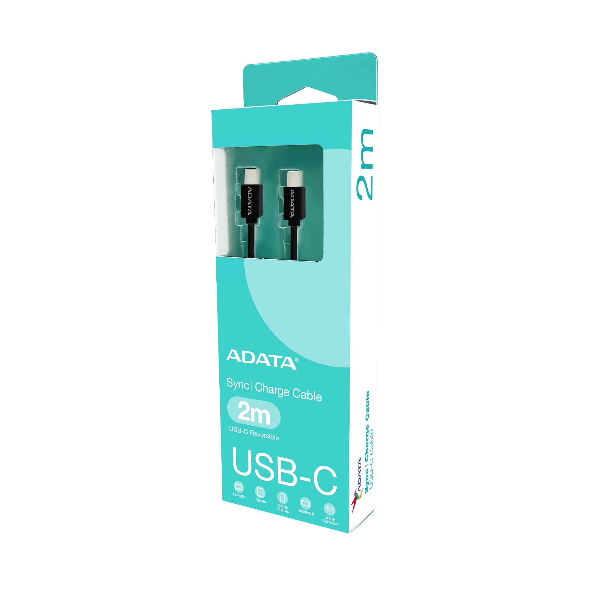 Cable Usb-C A Usb-C 3.0 200 Cm Negro AdataADATACACC-200PN-BK
