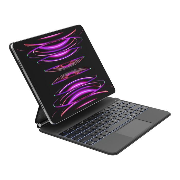 Funda Con Teclado Pro Belkin Con Soporte Magnético Para Ipad Pro 13 Y Pro M4 2024 NegroBELKINBBZ003TT-V2