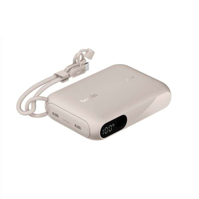 Batería Externa Belkin 10K 20W Cable Desmontable 15Cm - Pantalla - ArenaBELKIN