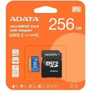 Adata Technology-AUSDX256GUICL10A1-RA1-ADATA MCSD 256GB - CL10 A1