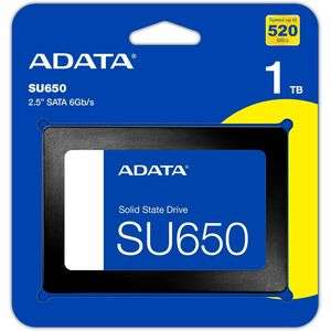 Adata Technology-ASU650SS-1TT-R-SSD Ultimate SU650 (SATA III) 1TB 520/45