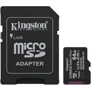 Kingston-SDCS3/64GB-64GB SDXC Canvas Select Plus Gen3 100MB/
