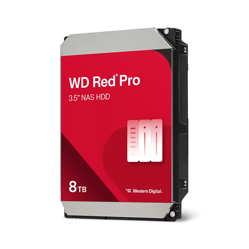 Disco Duro NAS SATA 3.5" 8TB 7200RPM 256MB WD Red Pro WD8005FFBX-Western Digital®-HDD-NWD-1715