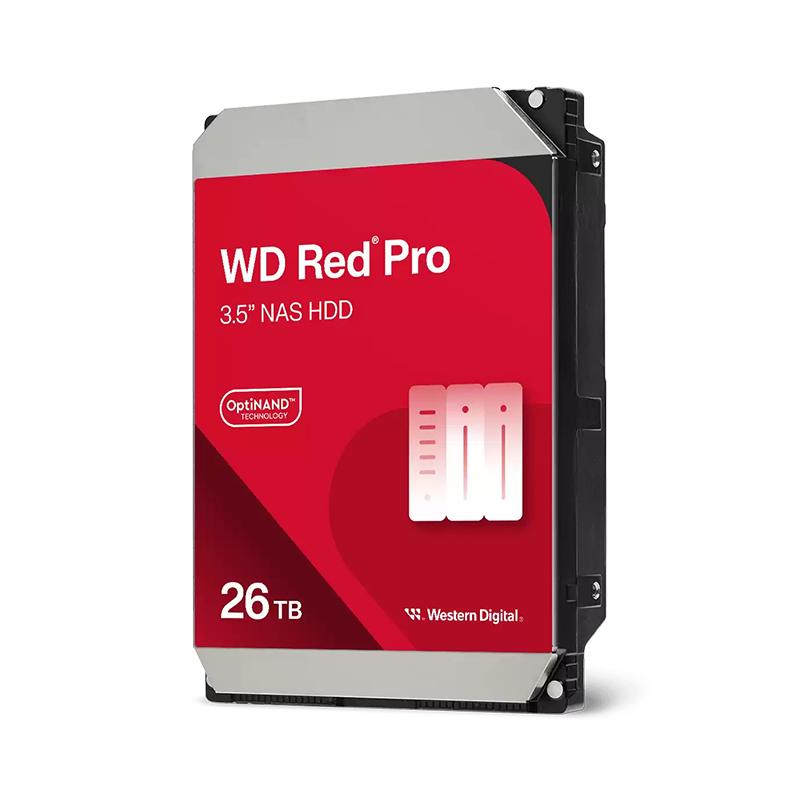 Disco Duro NAS SATA 3.5" 26TB 7200RPM 512MB WD Red Pro WD260KFGX-Western Digital®-HDD-NWD-1716