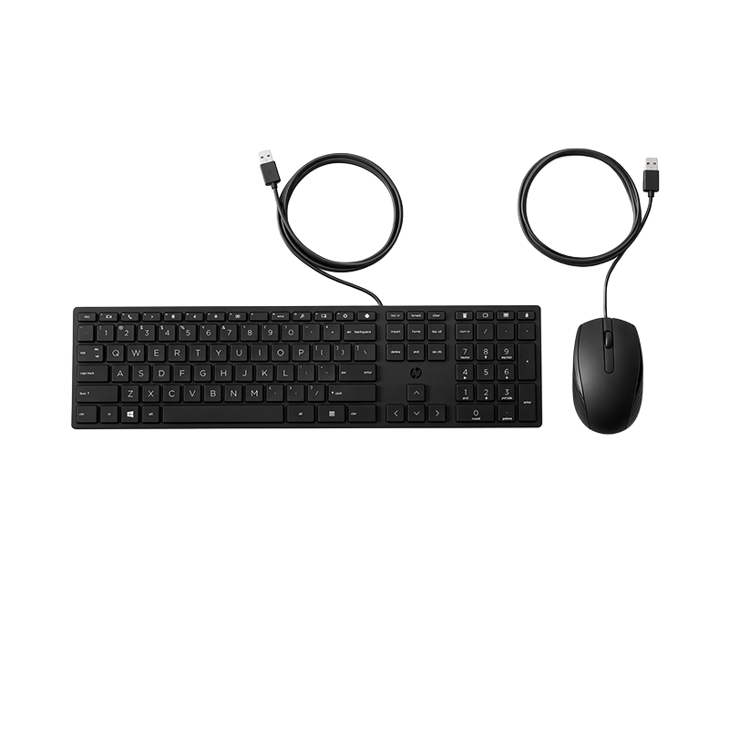 Combo Teclado + Mouse HP 320K / 320MK (HSA-P010K)-HP-320K / HSA-P010K (Combo 320MK)
