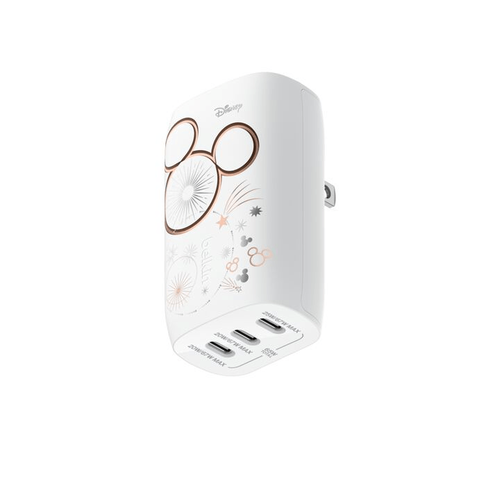Cargador De Pared Belkin Usb C 3 Puertos MickeyBELKINWCC002dqWHJP-DY