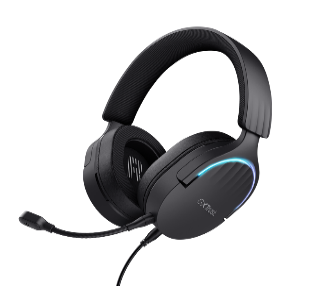 TRUST-24900-8713439250374-Audifono Diadema Trust Gxt 490 Fayzo Negra Gamer Sonido 7.1 USB con Cancelacion de ruido en microfono compatible con PC