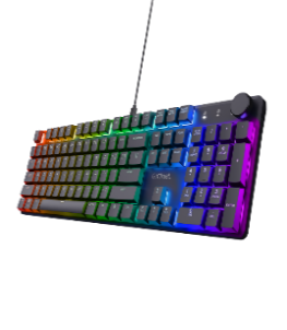 TRUST-24910-8713439254266-Teclado Gamer trust Gxt 866 Torix Mecanico Negro