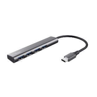 TRUST-24948-8713439249484-Hub Trust 4 Puertos Usb tipo C Halyx 3.2