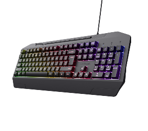TRUST-24998-8713439242034-Teclado Trust Gxt 836 Evocx Gamer con Iluminacion Rainbow
