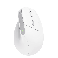 TRUST-25398-8713439251333-Mouse Trust Bayo II Inalámbrico Diseño Vertical Blanco
