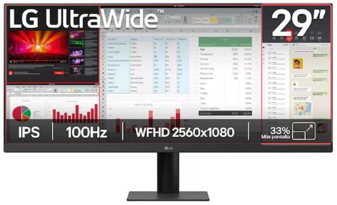 Monitor Lg 29" Ultrawide Ips Fhd Hdr 29U511a-BLG ELECTRONICS29U511A-B