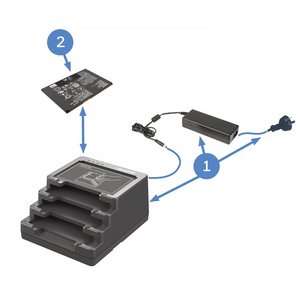 Honeywell-EDA10A-QBC-1-EDA10A QUAD BATTERY CHARGER KIT