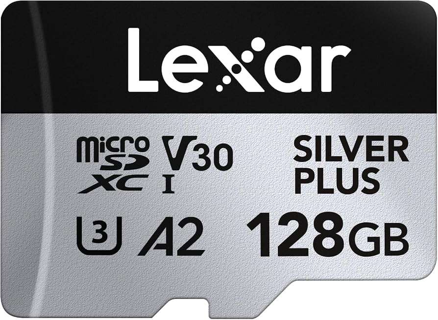 MEMORIA MICRO SD SILVER PLUS 128GB LEXAR