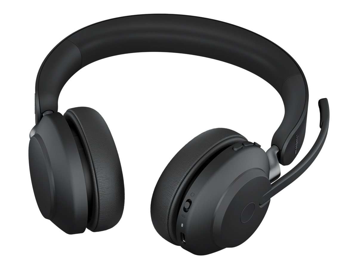 Jabra-26599-989-999-Jabra Evolve2 65 UC Stereo - Auricular - en oreja - Bluetooth - inalámbrico - USB-A - aislamiento de ruido - negro