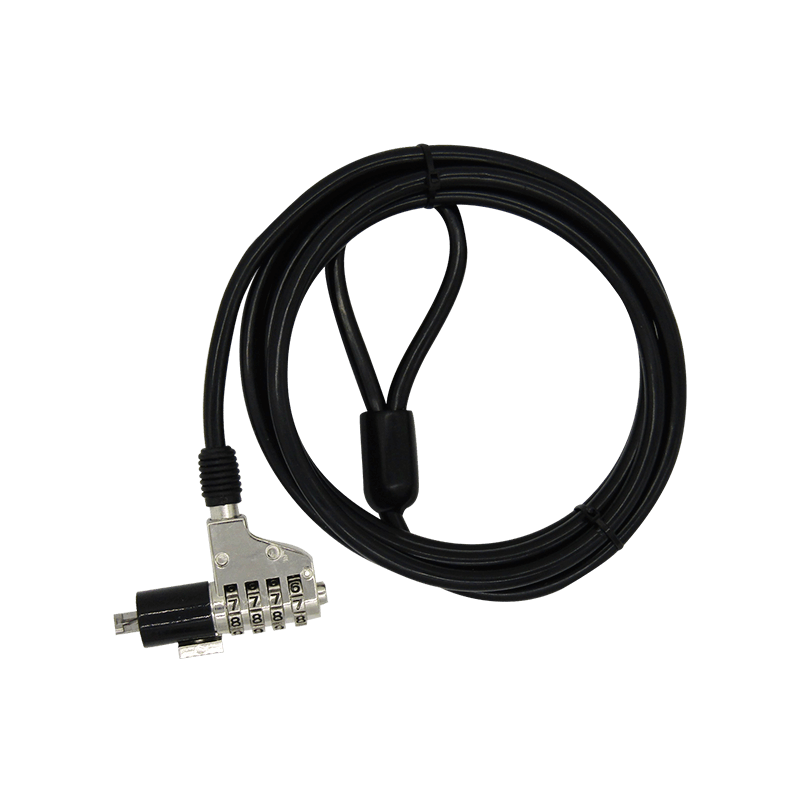 Guaya de seguridad para portátil 4-Dígitos XUE® Slot Standard 6mm / Monitores y Portátiles-XUE®-3 x 7mm