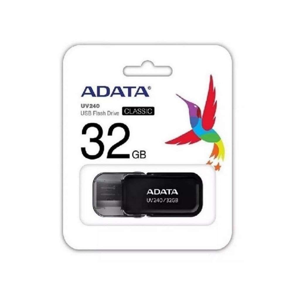 Memoria USB ADATA UV240 2.0 32GB Negro-ADATA-