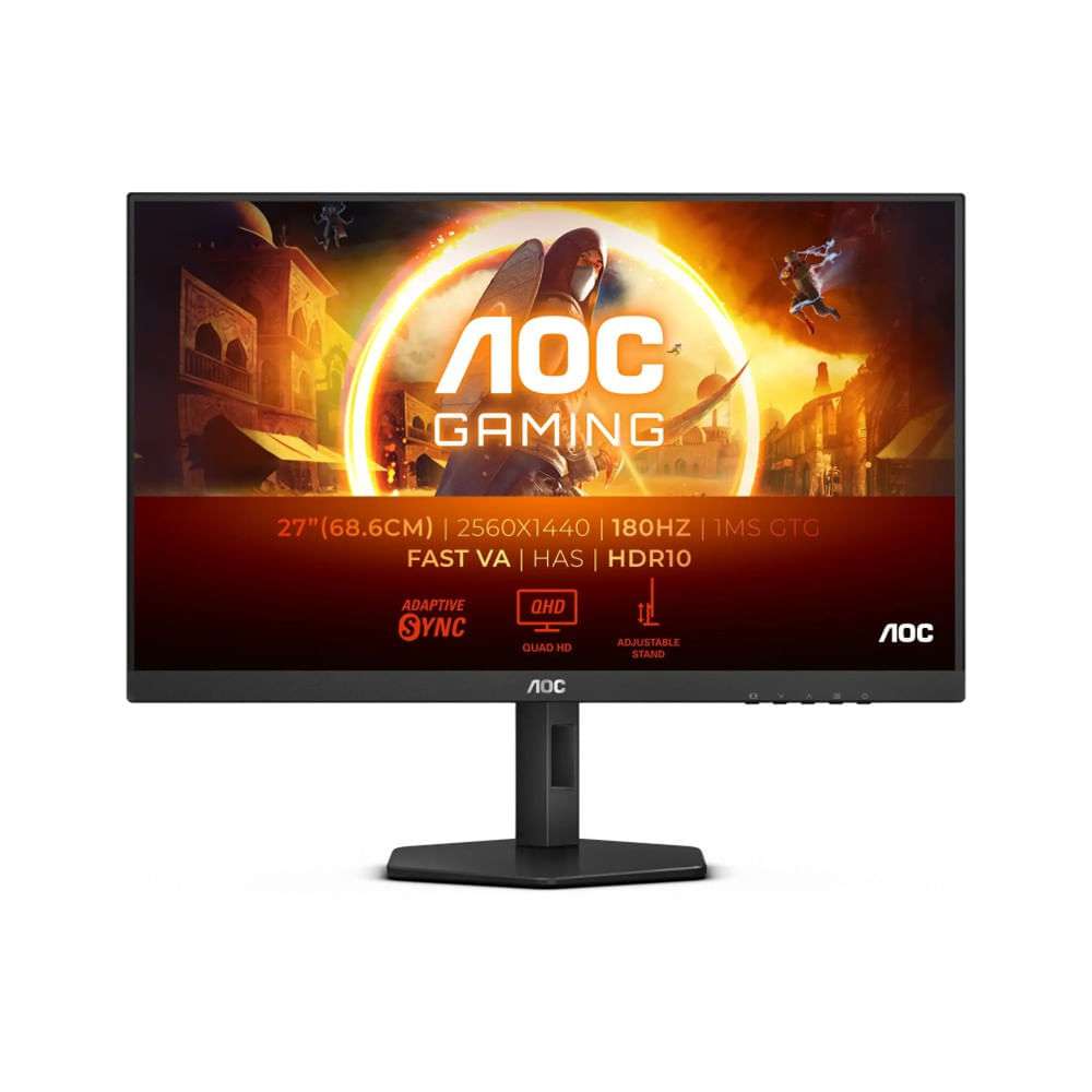Monitor Gaming AOC 27'' Pivot 2K 180Hz 0.5ms-AOC-