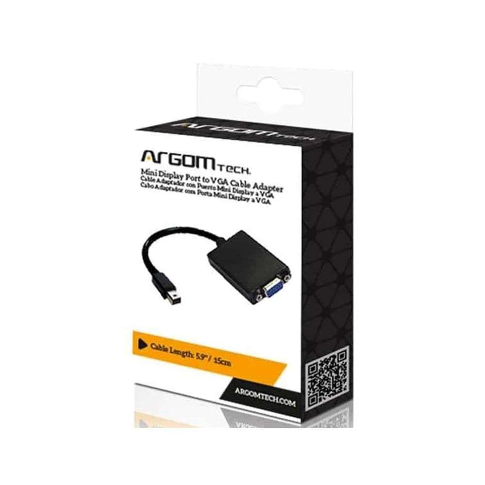 Adaptador de Cable Argom Mini Displayport a VGA-ARGOM-