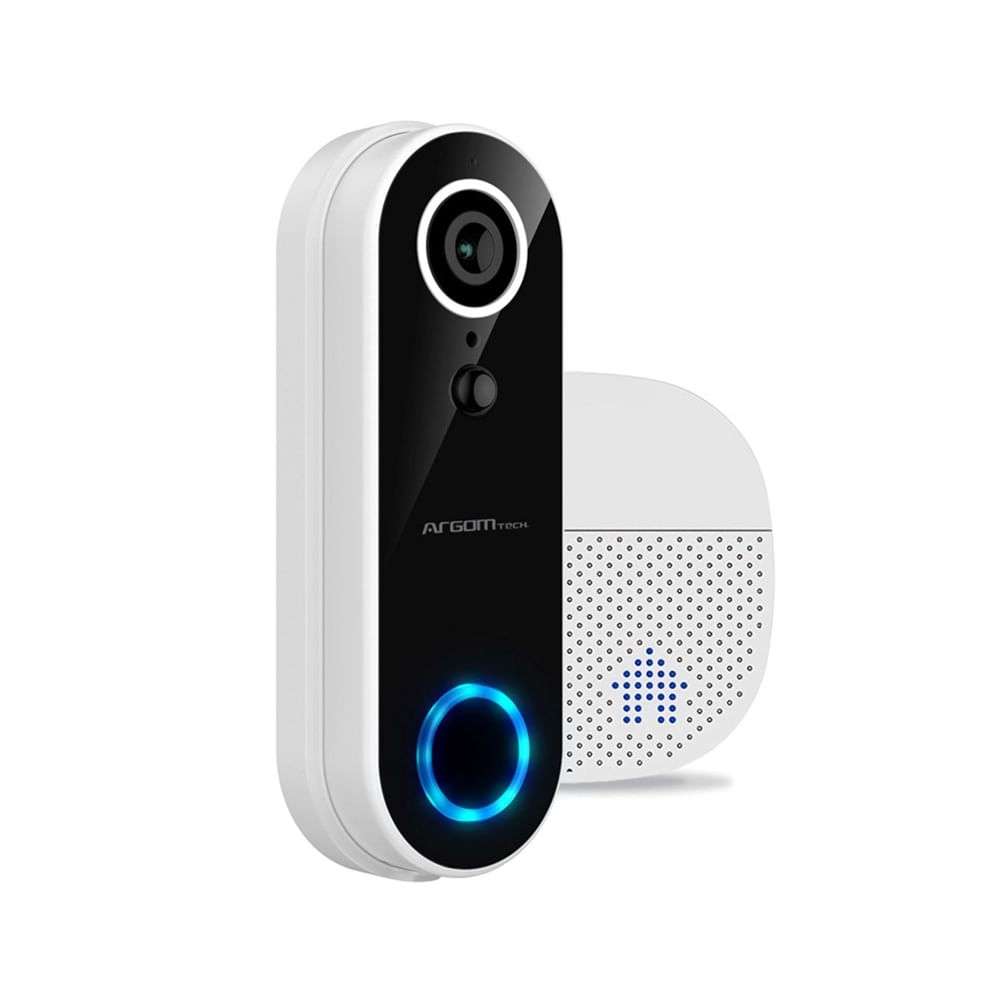 Timbre Con Camara Argom Full HD 1080P-WI-FI-ARGOM-