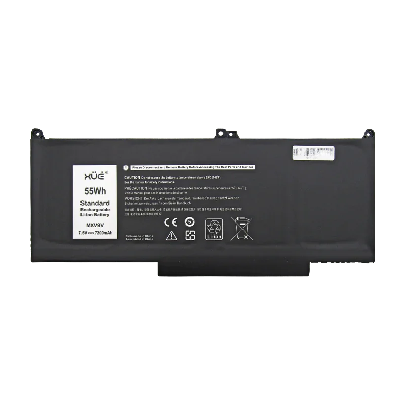 Batería para portátil Dell Latitude 5310 E5300 E7300 E7400 7.6V-7200mAh 55Wh 4-Cell XUE® / MXV9V-XUE®-MXV9V