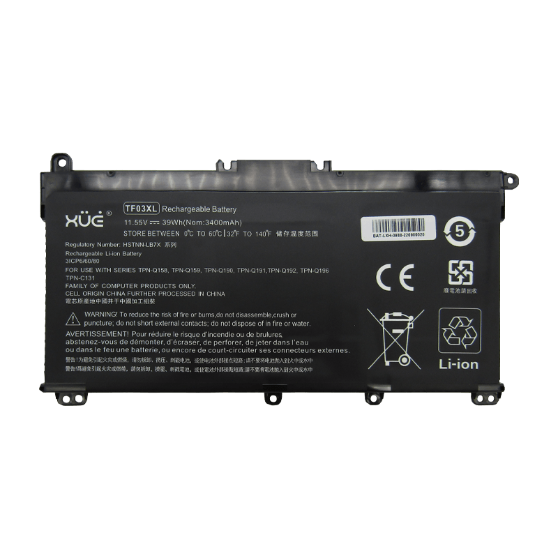 Batería para portátil HP Pavilion X360 14M-CD 14-BF 11.55V-3400mAh 39Wh 3-Cel XUE® / TF03XL-XUE®-TF03XL