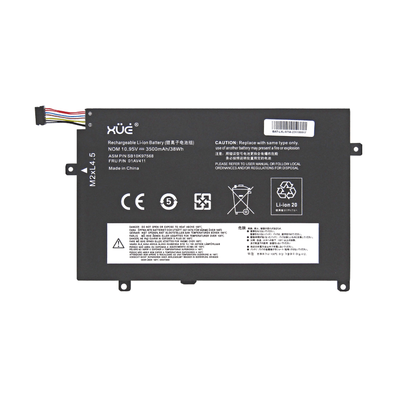 Batería para portátil Lenovo E470 E475 10.95V-3500mAh 45Wh 3-Cell XUE® / Lenovo 01AV411-XUE®-01AV411