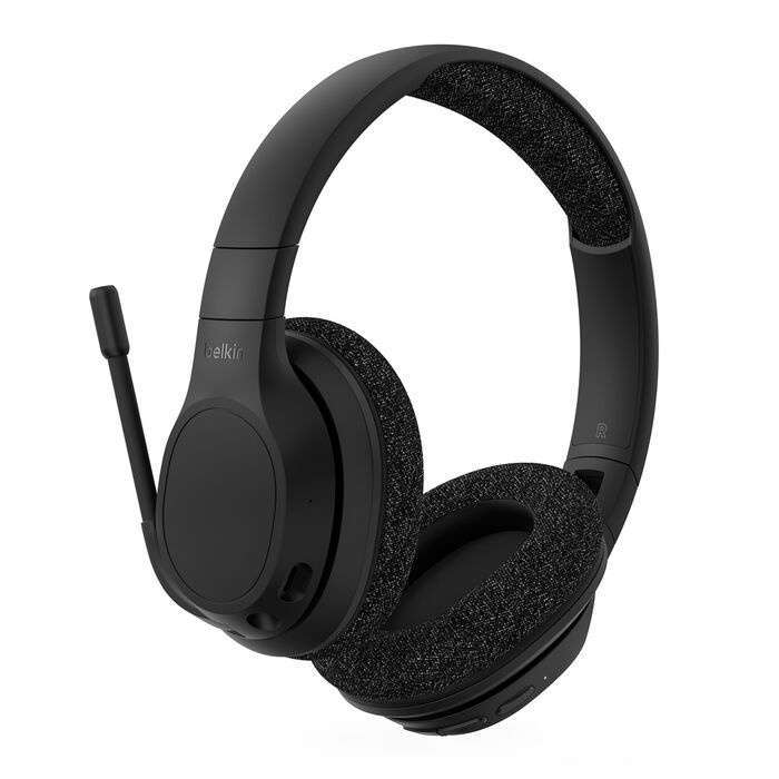 Belkin-AUD005btBLK-Belkin - Headphones - Wireless - over ear Sounform adap