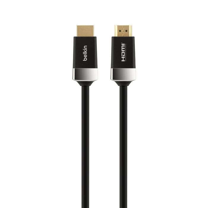 Belkin AV10050BT2M Belkin High Speed HDMI Cable - Cable HDMI con Ethernet - HDMI macho a HDMI macho - 2 m - compatibilidad con 4K