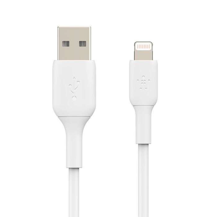 Belkin CAA001bt2MWH Belkin BoostCharge - Cable Lightning - Lightning macho a USB macho - 2 m - blanco
