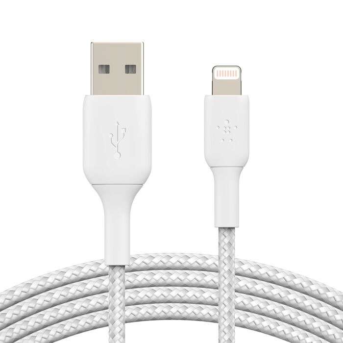 Belkin CAA002bt1MWH Belkin BoostCharge - Cable Lightning - Lightning macho a USB macho - 1 m - blanco