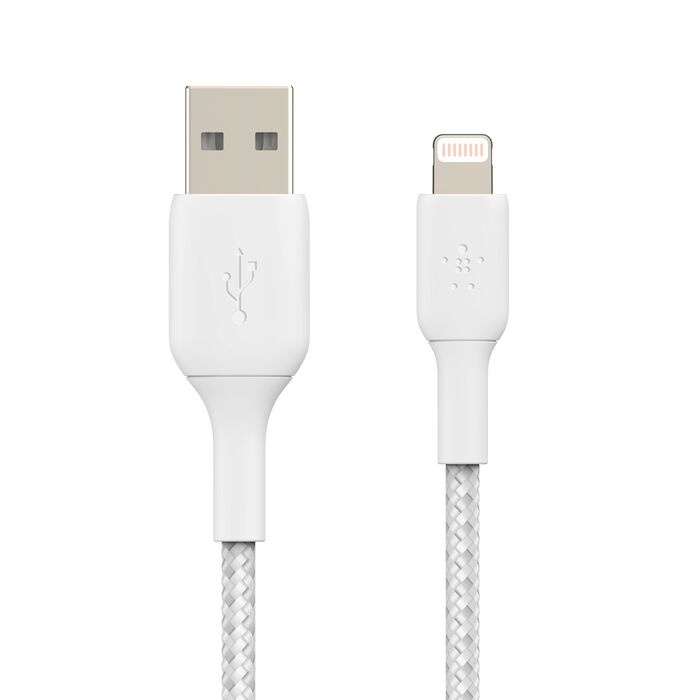 Belkin CAA002bt1MWH Belkin BoostCharge - Cable Lightning - Lightning macho a USB macho - 1 m - blanco