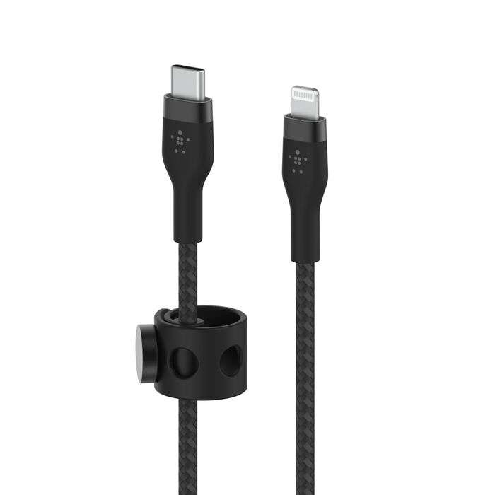 Belkin CAA011bt2MBK Belkin BoostCharge - Cable Lightning - 24 pin USB-C macho a Lightning macho - 2 m - negro