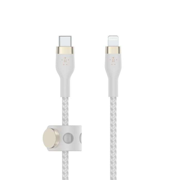 Belkin CAA011bt3MWH Belkin BoostCharge - Cable Lightning - 24 pin USB-C macho a Lightning macho - 3 m - blanco