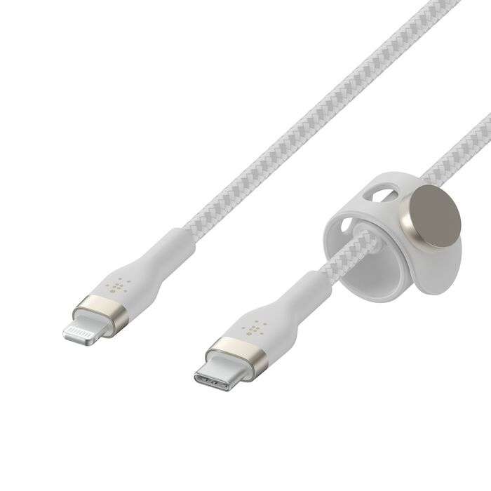 Belkin CAA011bt3MWH Belkin BoostCharge - Cable Lightning - 24 pin USB-C macho a Lightning macho - 3 m - blanco