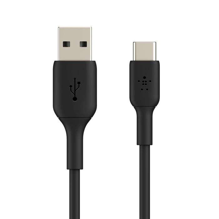 Belkin CAB001BT1MBK Belkin BoostCharge - Cable USB - 24 pin USB-C (M) a USB (M) - 1 m - negro