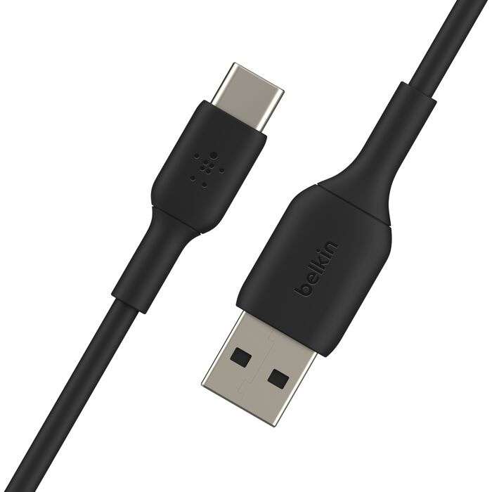 Belkin CAB001BT1MBK Belkin BoostCharge - Cable USB - 24 pin USB-C (M) a USB (M) - 1 m - negro