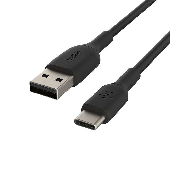 Belkin CAB001BT1MBK Belkin BoostCharge - Cable USB - 24 pin USB-C (M) a USB (M) - 1 m - negro