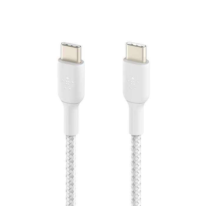 Belkin CAB004BT1MWH Belkin BoostCharge - Cable USB - 24 pin USB-C (M) a 24 pin USB-C (M) - 1 m - blanco