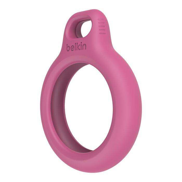 Belkin F8W973btPNK Belkin - Soporte de seguridad para etiqueta Bluetooth antipérdida - rosa - para Apple AirTag